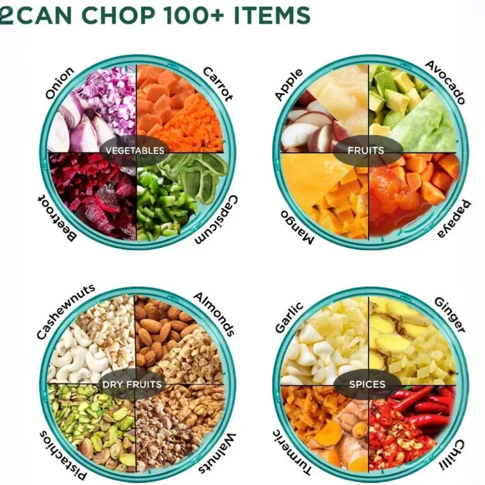 Handy Mini Vegetable & Fruit Chopper - View 4
