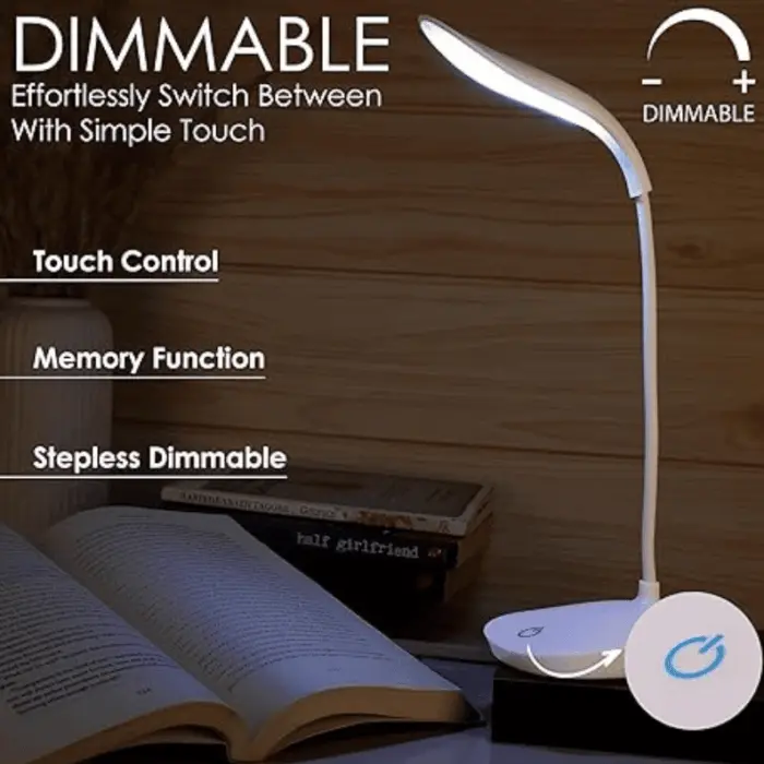 Rechargeable LED Study Table Lamp - View 3
