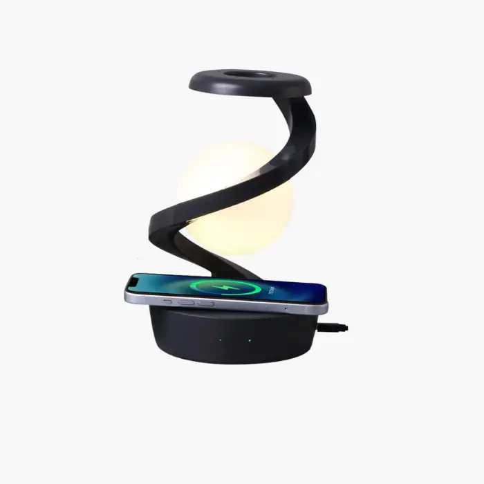 Rotating Suspension LED Table Lamp with Wireless Charger