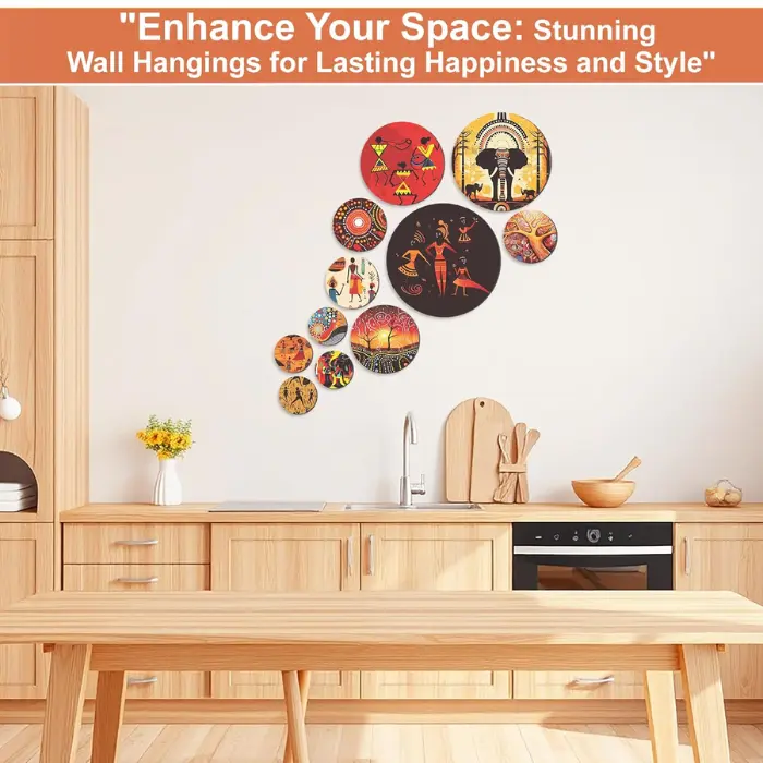 Wooden Wall Hanging Set For Home Decor - View 3